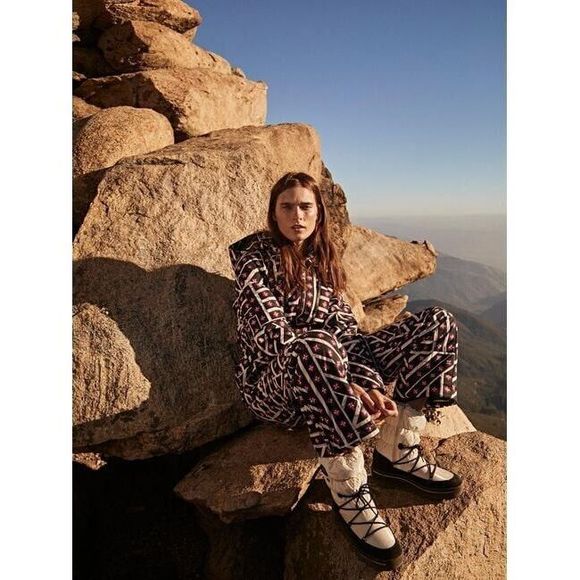 New Free People Movement All Prepped Printed Ski Suit Size Large - Picture 3 of 10